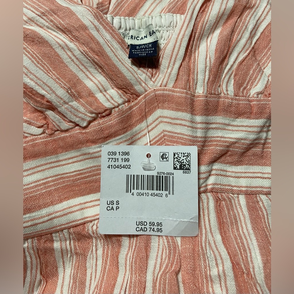 American Eagle Plunge Wide-Leg Jumpsuit - Picture 7 of 7